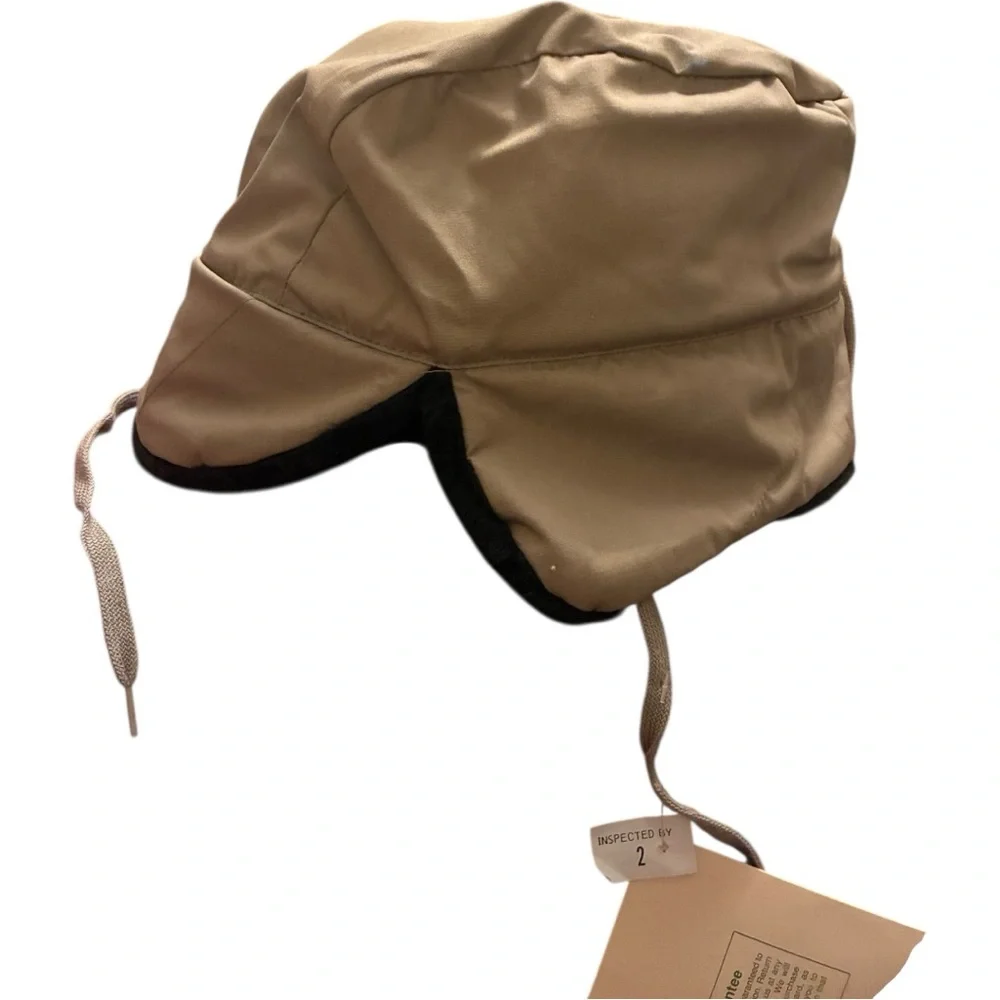 Vtg L.L. Bean Insulated Down Trapper With Ear Warming Flaps Hat XL
